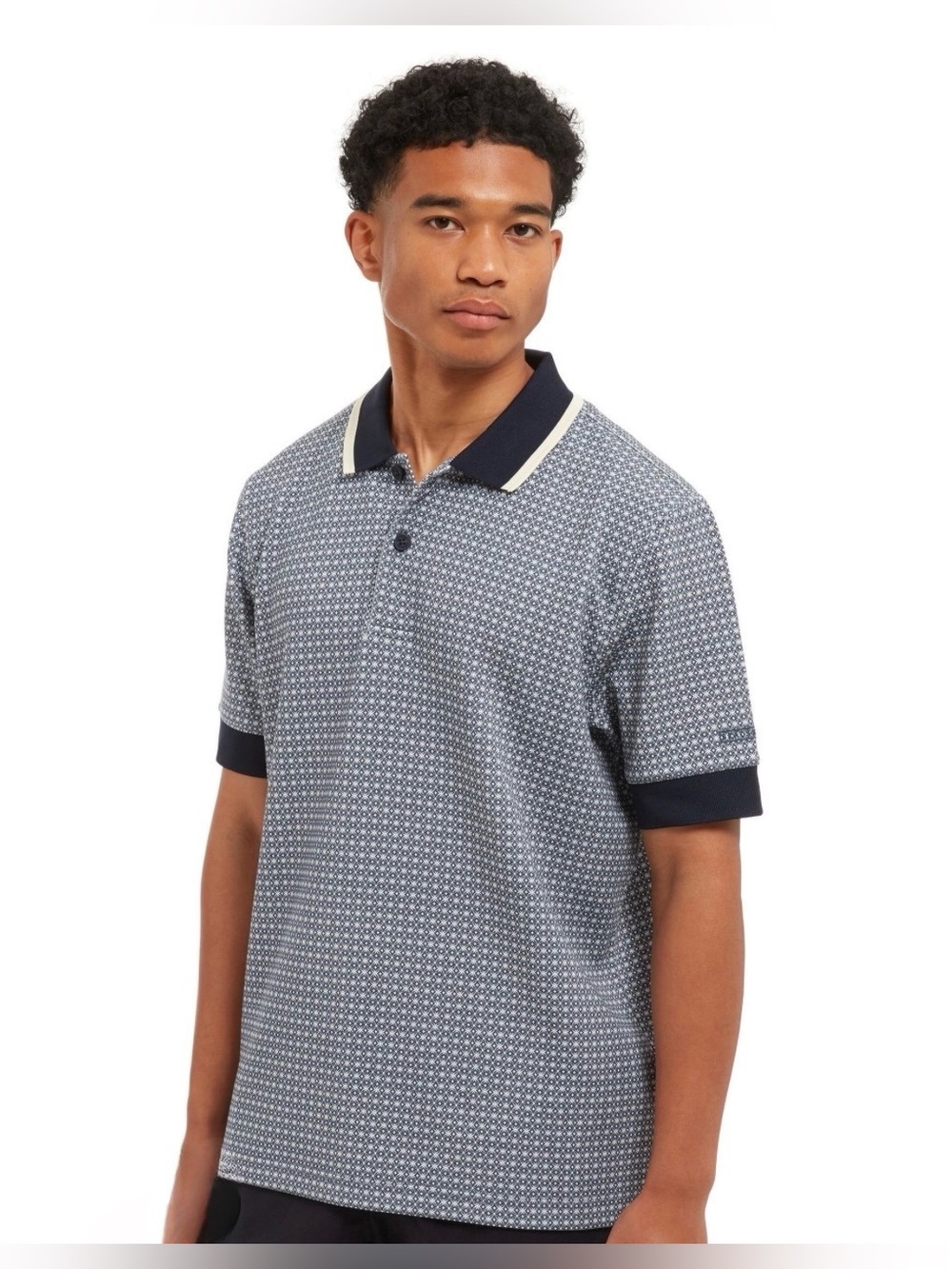 Sealskinz (Nordstrom) Dersingham Soft Touch Printed Polo Shirt
